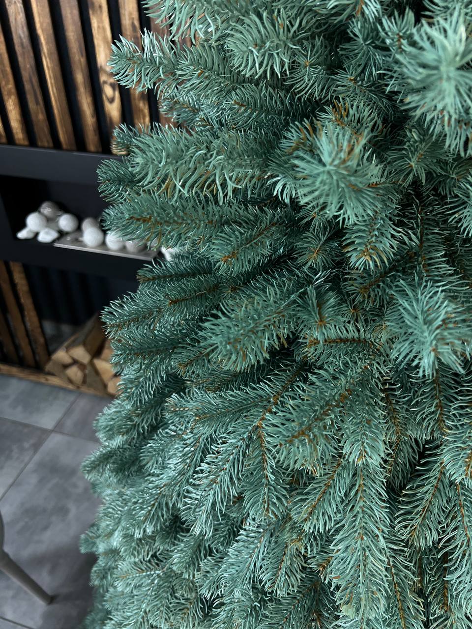 Triumph blue Christmas tree on a string - 1.8 m.