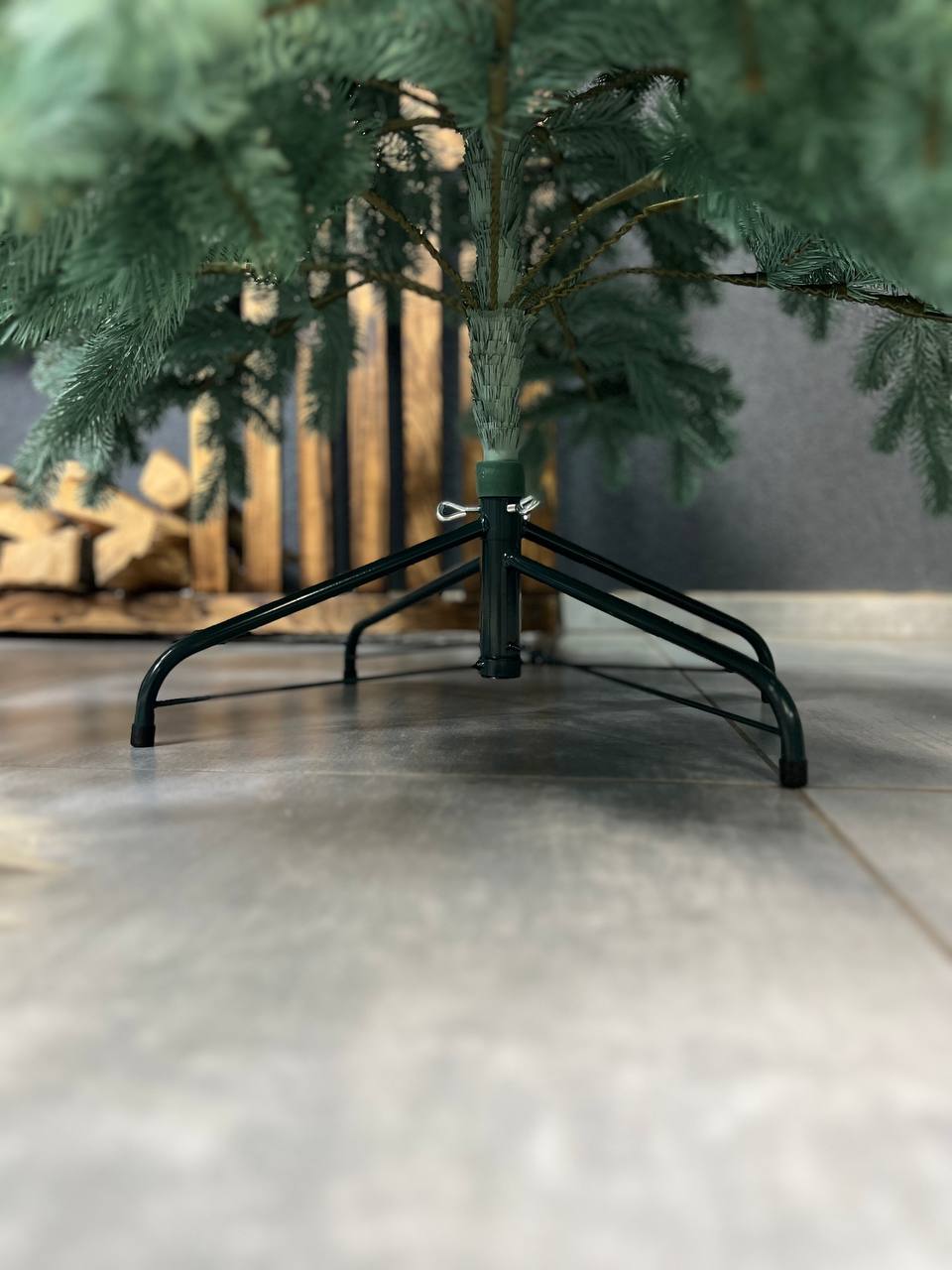 Triumph blue Christmas tree on a string - 1.8 m.