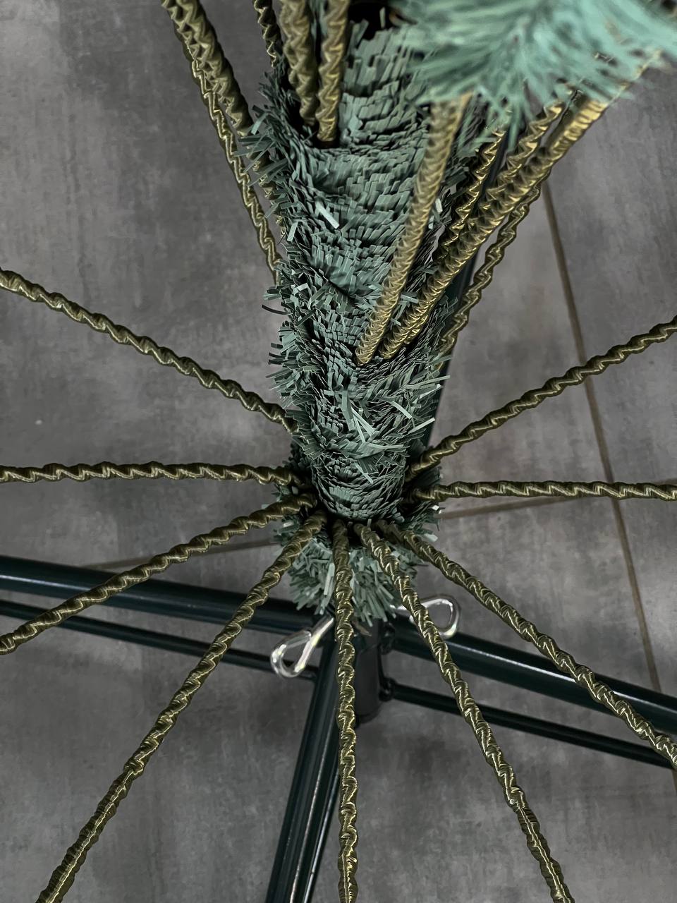 Triumph blue Christmas tree on a string - 2.3 m.