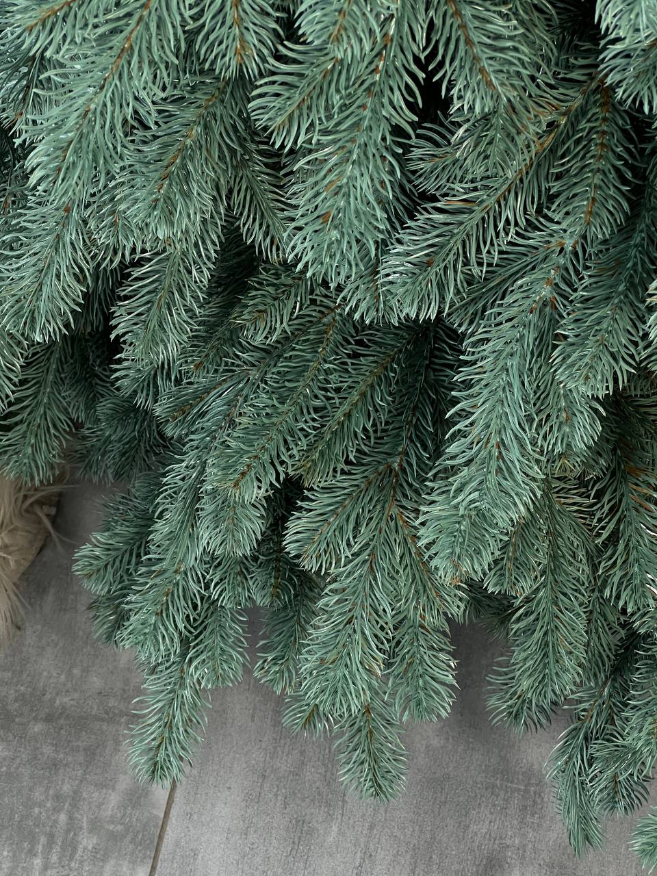 Triumph blue Christmas tree on a string - 2.3 m.